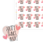 Pretty Things Inside Heart Sticker Sheet