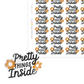 Pretty Things Inside Flower Sticker Sheet