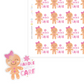 Handle with Care Gingerbread Sticker Sheet