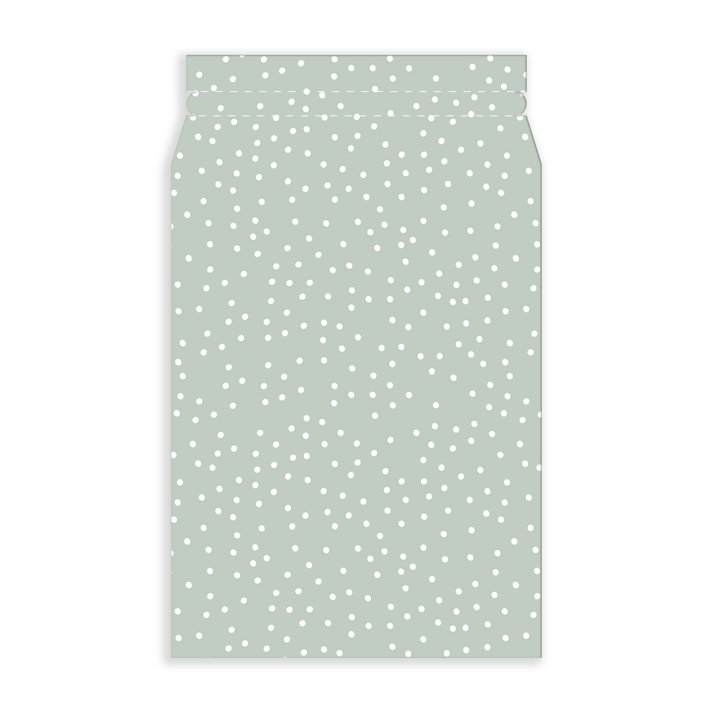 Teal Confetti Rigid Mailer